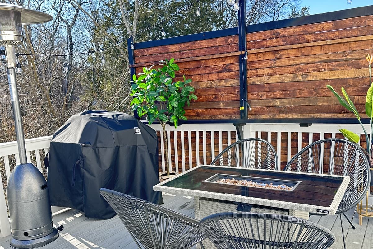 Electric Grill and Outdoor Standing Heater