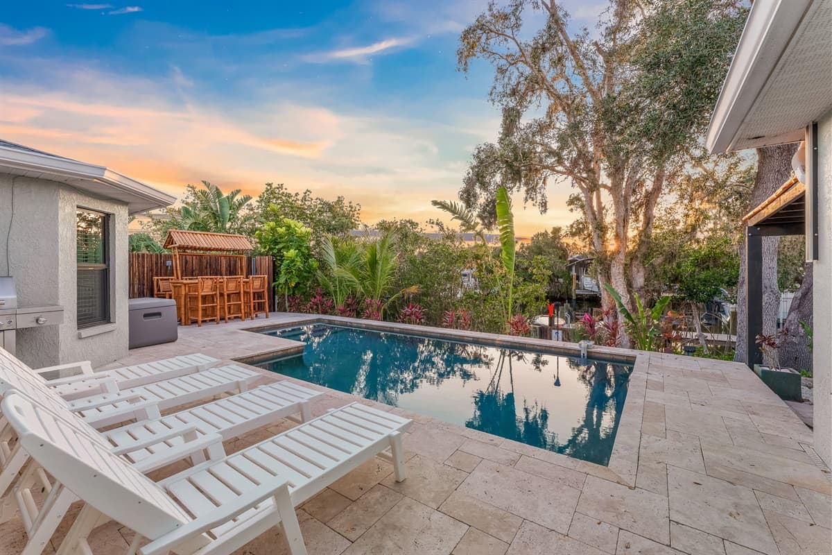 Create lasting memories in your poolside paradise. Enjoy quality time with family and kids by your private pool, surrounded by lush greenery and ample space for relaxation and play